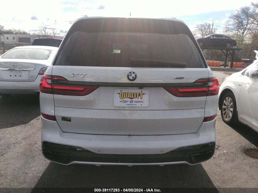 2021 BMW X7 XDRIVE40I VIN: 5UXCW2C06M9H11594