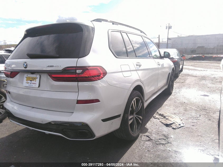 2021 BMW X7 xDrive40I VIN: 5UXCW2C06M9H11594 Lot: 39117293