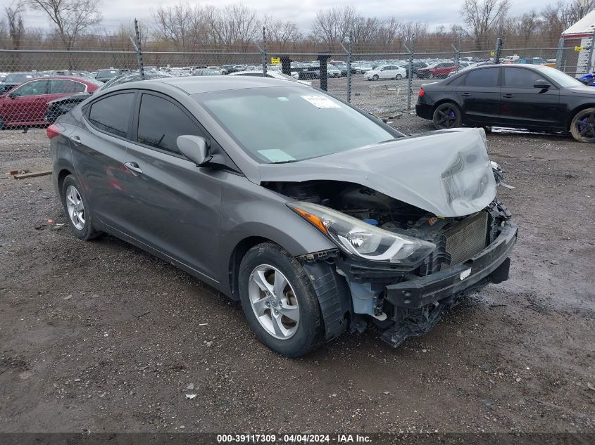 2014 Hyundai Elantra Se VIN: 5NPDH4AE1EH503834 Lot: 39117309