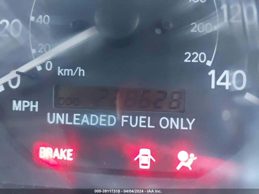 1998 Toyota Camry Le VIN: JT2BG22K0W0256879 Lot: 39117318