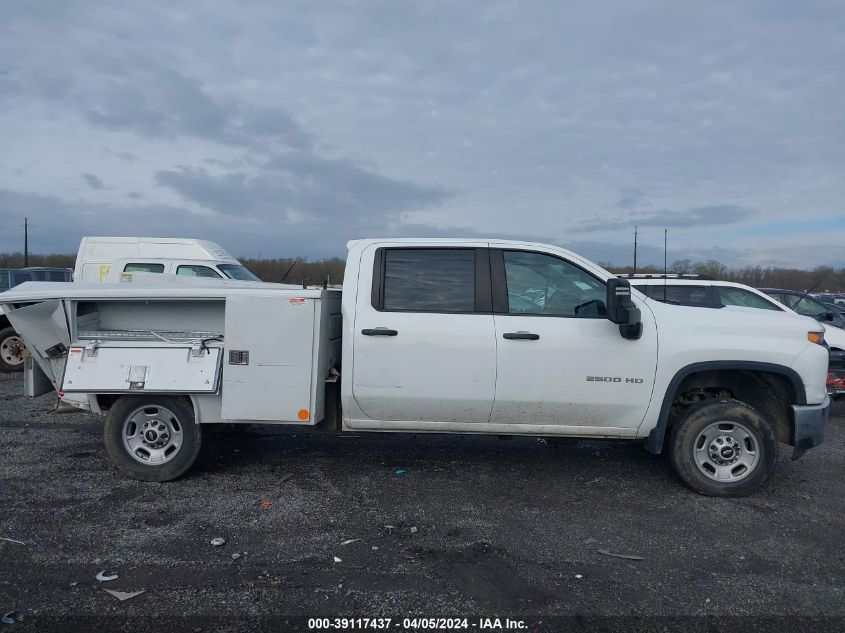 2021 Chevrolet Silverado 2500Hd 4Wd Long Bed Wt VIN: 1GB1YLE77MF194215 Lot: 39117437