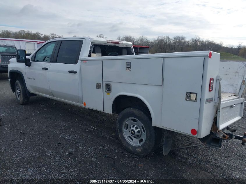 2021 Chevrolet Silverado 2500Hd 4Wd Long Bed Wt VIN: 1GB1YLE77MF194215 Lot: 39117437