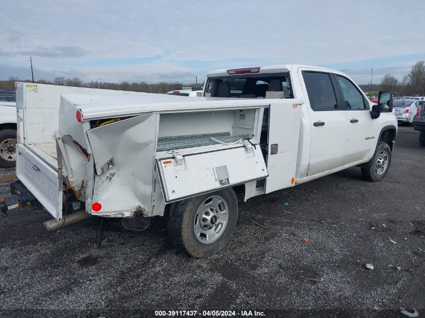 2021 Chevrolet Silverado 2500Hd 4Wd Long Bed Wt VIN: 1GB1YLE77MF194215 Lot: 39117437