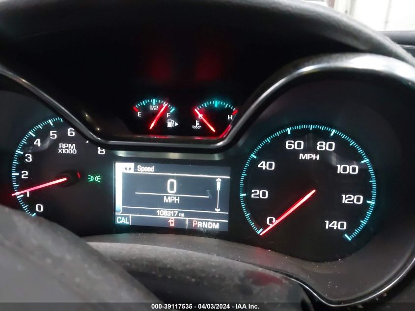 2016 Chevrolet Impala 2Lt VIN: 2G1115S30G9133792 Lot: 39117535