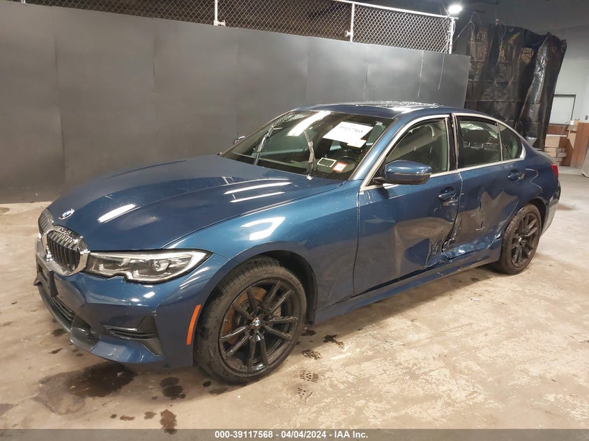 2021 BMW 330I 2.0L I-4 DI, DOHC, V(VIN: 3MW5R7J06M8B51193