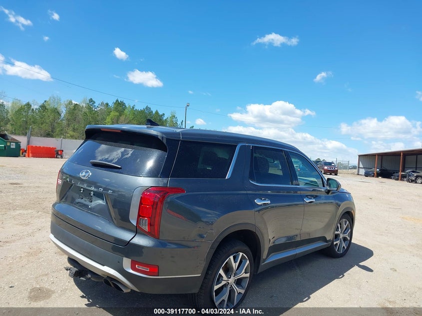 VIN KM8R44HEXMU231873 2021 HYUNDAI PALISADE SEL