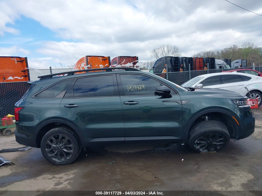 VIN 5XYRKDLF1NG108508 2022 KIA SORENTO X-LINE SX PRESTIGE