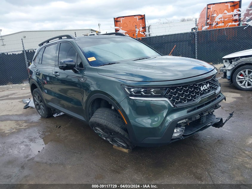 VIN 5XYRKDLF1NG108508 2022 KIA SORENTO X-LINE SX PRESTIGE