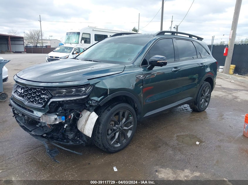 VIN 5XYRKDLF1NG108508 2022 KIA SORENTO X-LINE SX PRESTIGE