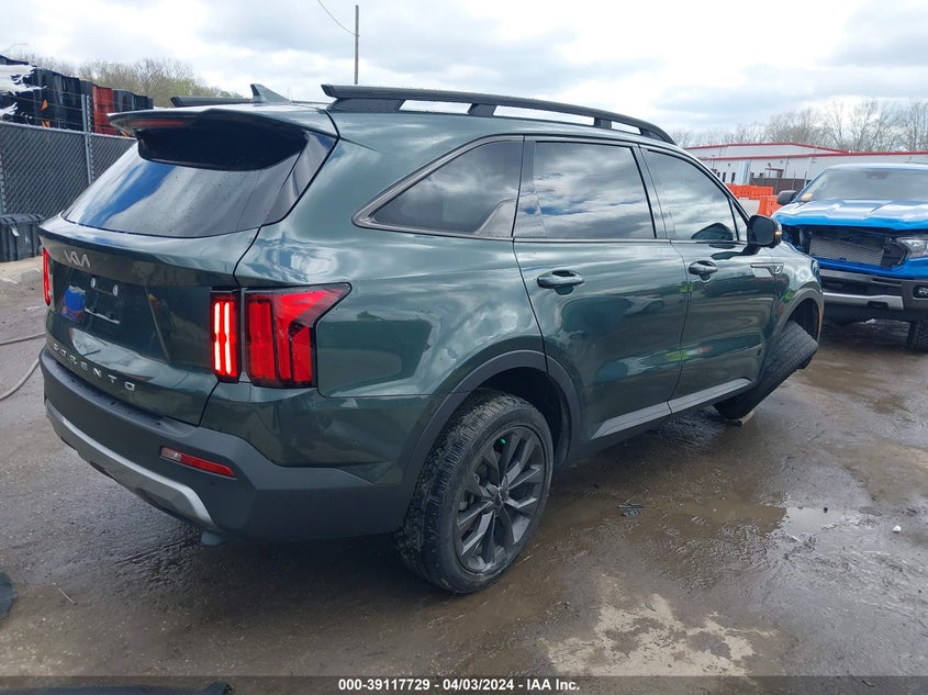 VIN 5XYRKDLF1NG108508 2022 KIA SORENTO X-LINE SX PRESTIGE