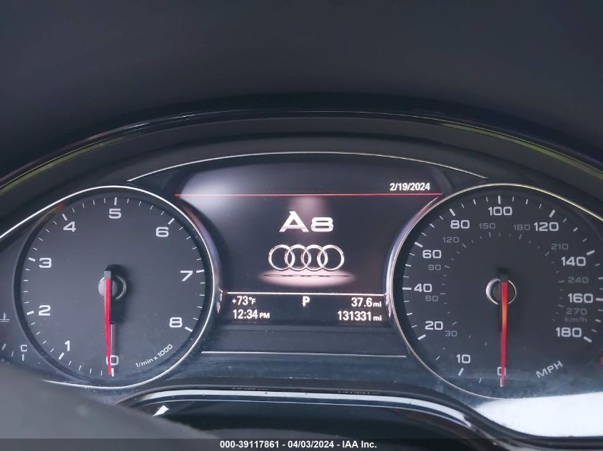 WAURVAFD5CN009564 | 2012 AUDI A8 L