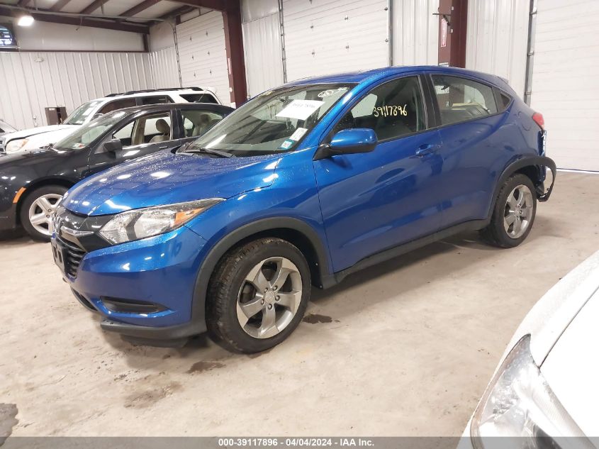 2018 Honda Hr-V Lx VIN: 3CZRU6H35JM705480 Lot: 39117896