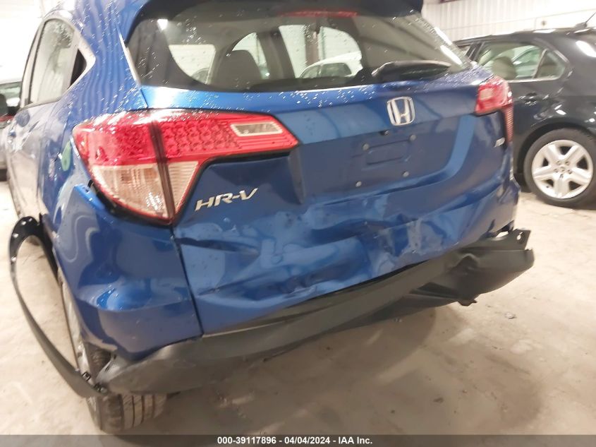 2018 Honda Hr-V Lx VIN: 3CZRU6H35JM705480 Lot: 39117896