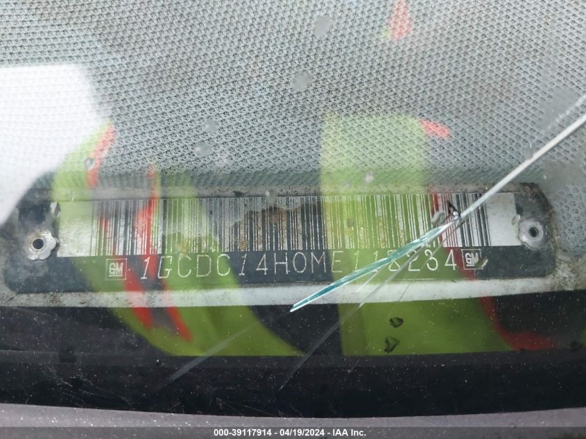 1991 Chevrolet Gmt-400 C1500 VIN: 1GCDC14H0ME118234 Lot: 39117914