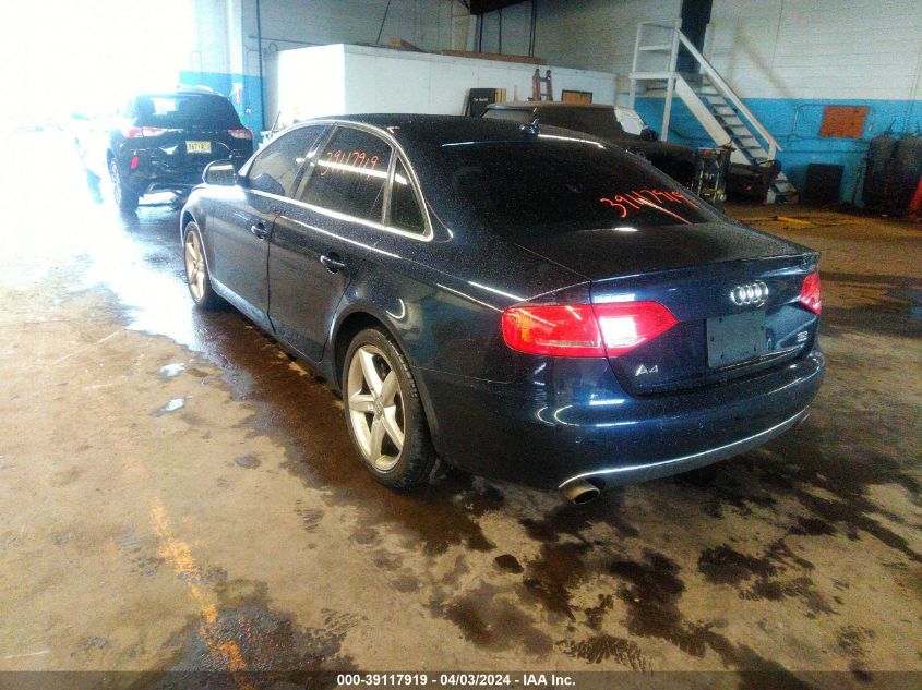 WAUMK78K19A114975 | 2009 AUDI A4