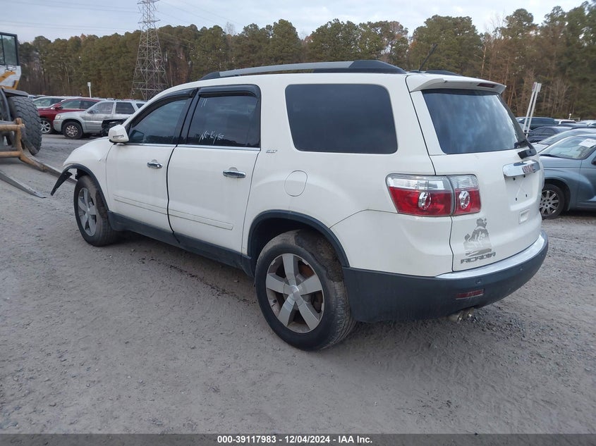 Vin: 1gkkrred1bj397296, lot: 39602075, gmc acadia slt-1 20113