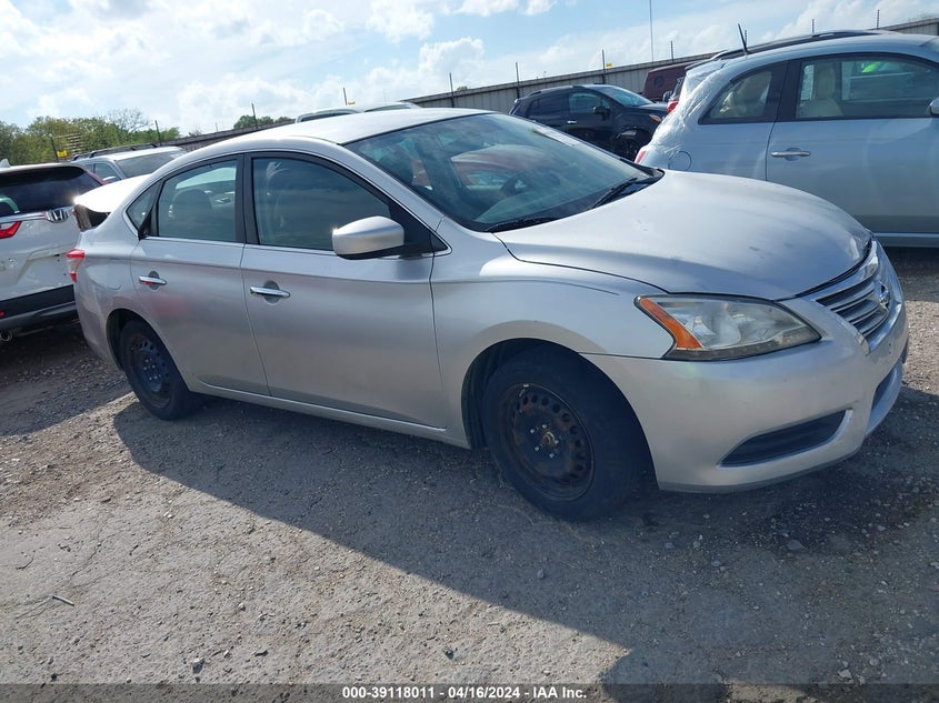 2014 Nissan Sentra S VIN: 3N1AB7AP6EY281661 Lot: 39118011