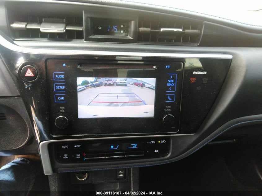 2017 TOYOTA COROLLA VIN: 5YFBURHE8HP624714