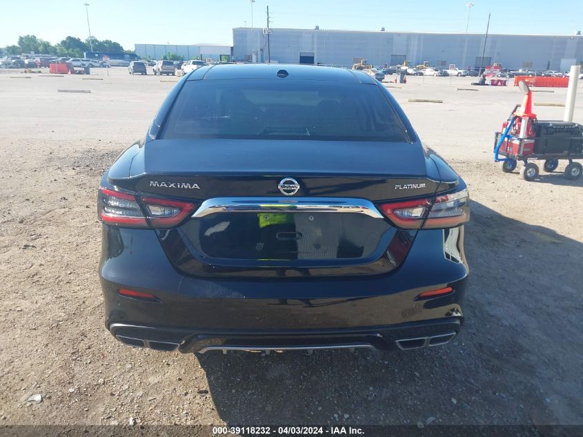 2019 Nissan Maxima 3.5 Platinum VIN: 1N4AA6AV2KC362286 Lot: 39118232