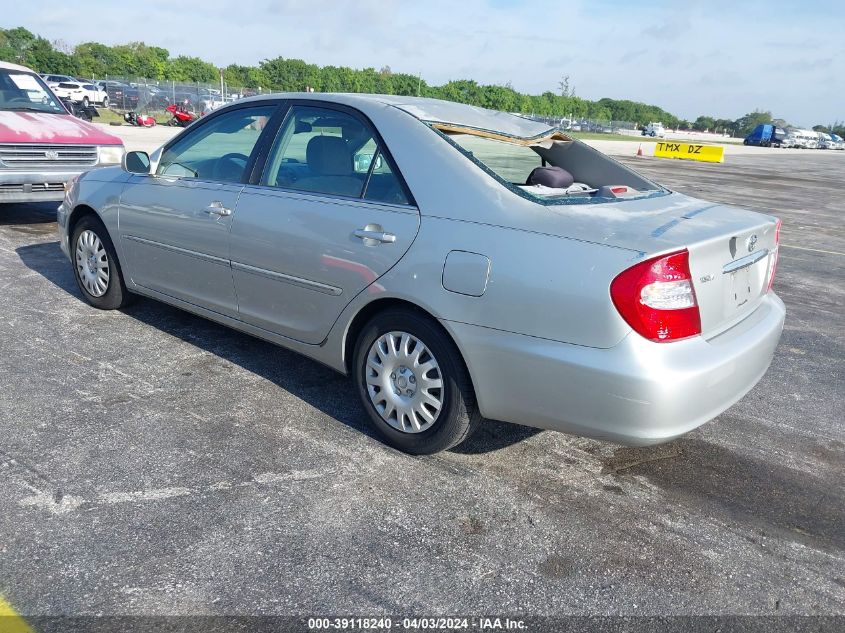 4T1BE32K33U226052 | 2003 TOYOTA CAMRY