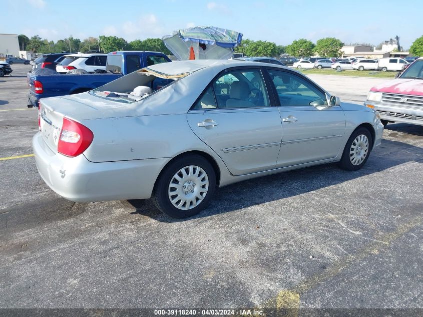 4T1BE32K33U226052 | 2003 TOYOTA CAMRY