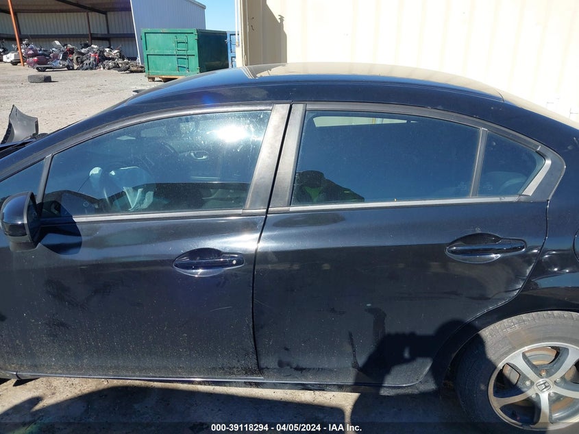 2015 HONDA CIVIC SE - 19XFB2F74FE249065