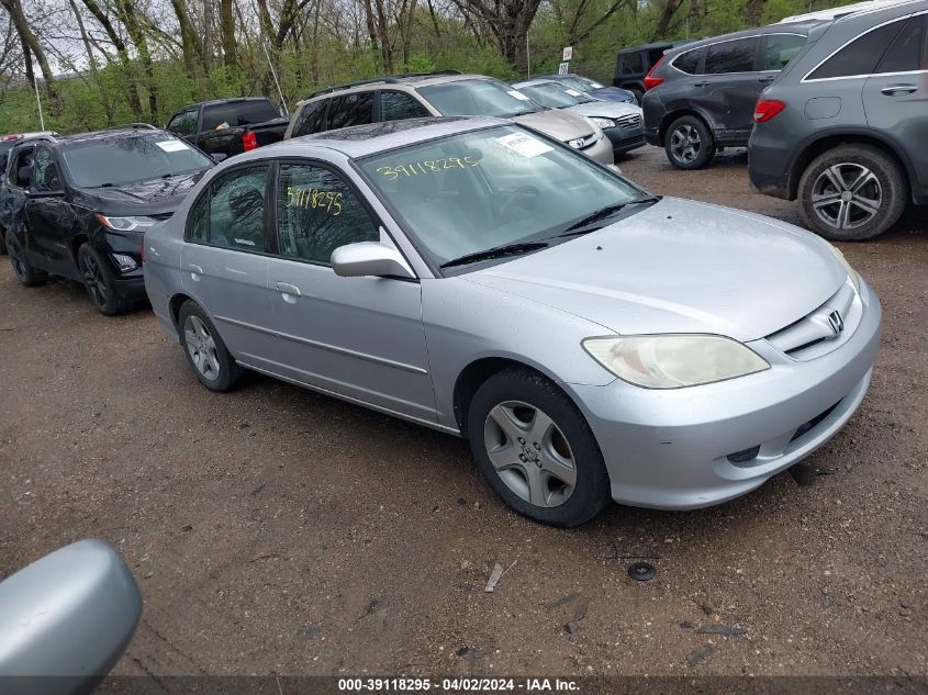 1HGES25724L013596 | 2004 HONDA CIVIC