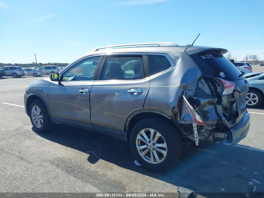 2016 Nissan Rogue Sv VIN: KNMAT2MV6GP668433 Lot: 39118332