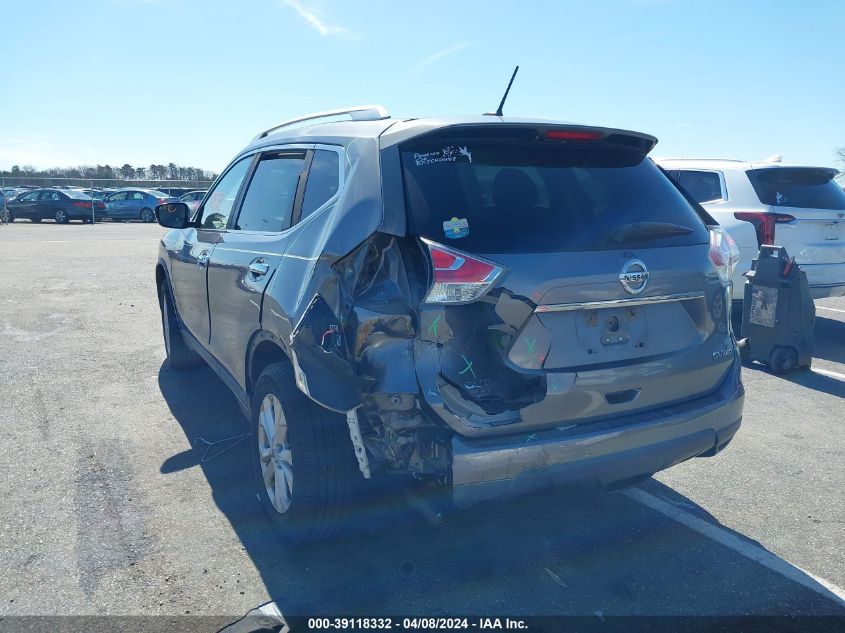 2016 Nissan Rogue Sv VIN: KNMAT2MV6GP668433 Lot: 39118332