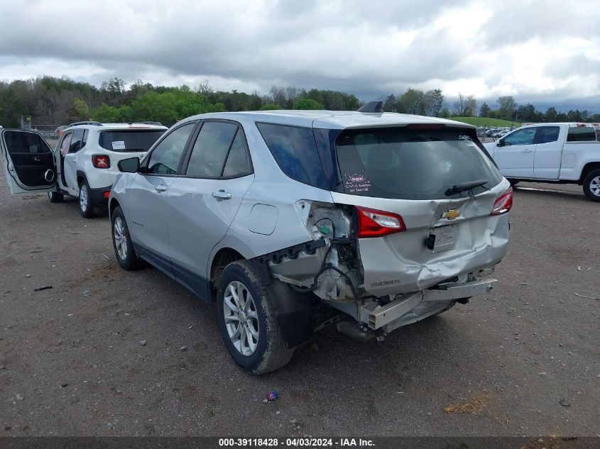 2020 Chevrolet Equinox Fwd Ls VIN: 3GNAXHEV6LS582144 Lot: 39118428