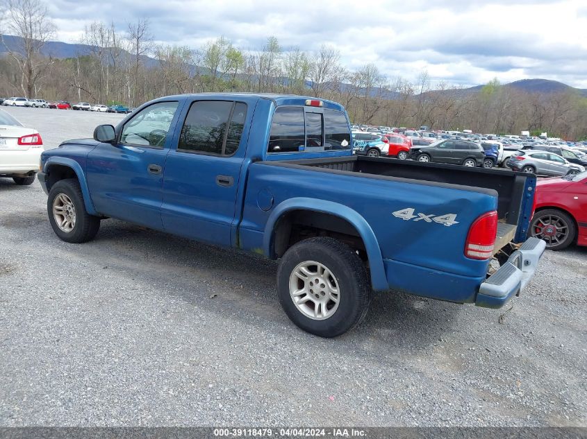 1D7HG38X93S185570 | 2003 DODGE DAKOTA