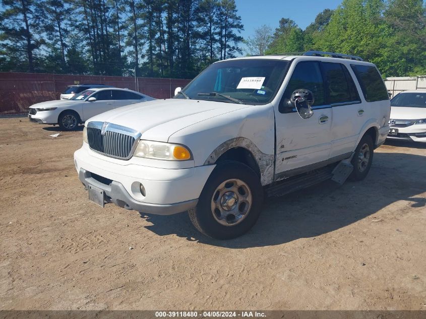 2000 Lincoln Navigator VIN: 5LMPU28A1YLJ15480 Lot: 39118480