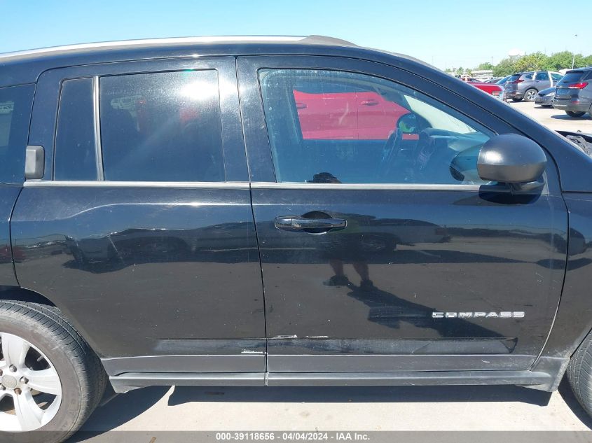 2014 Jeep Compass Sport VIN: 1C4NJDBB0ED854852 Lot: 39118656