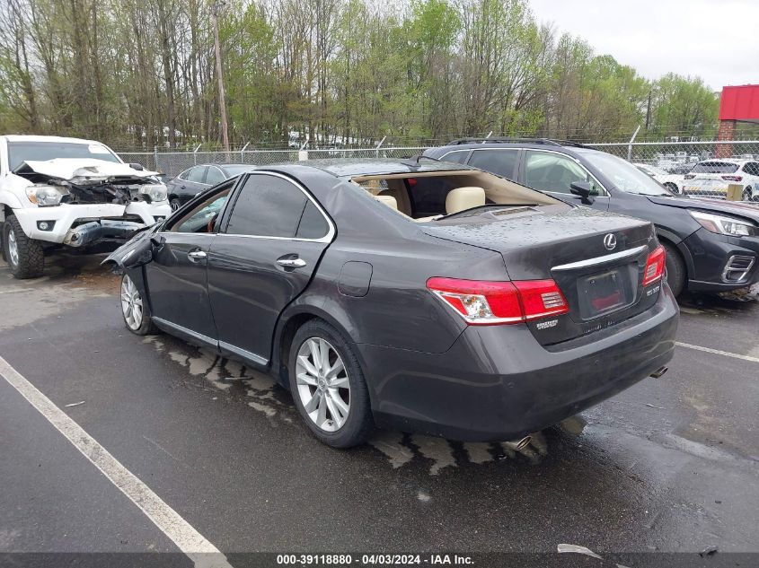 2011 Lexus Es 350 VIN: JTHBK1EGXB2437573 Lot: 39118880