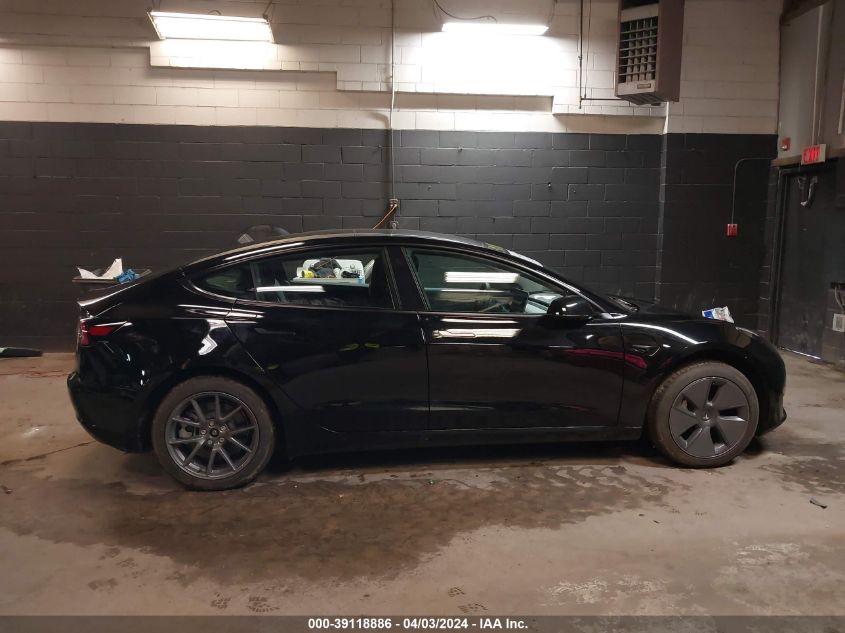 2023 Tesla Model 3 Rear-Wheel Drive VIN: 5YJ3E1EA1PF711546 Lot: 39118886