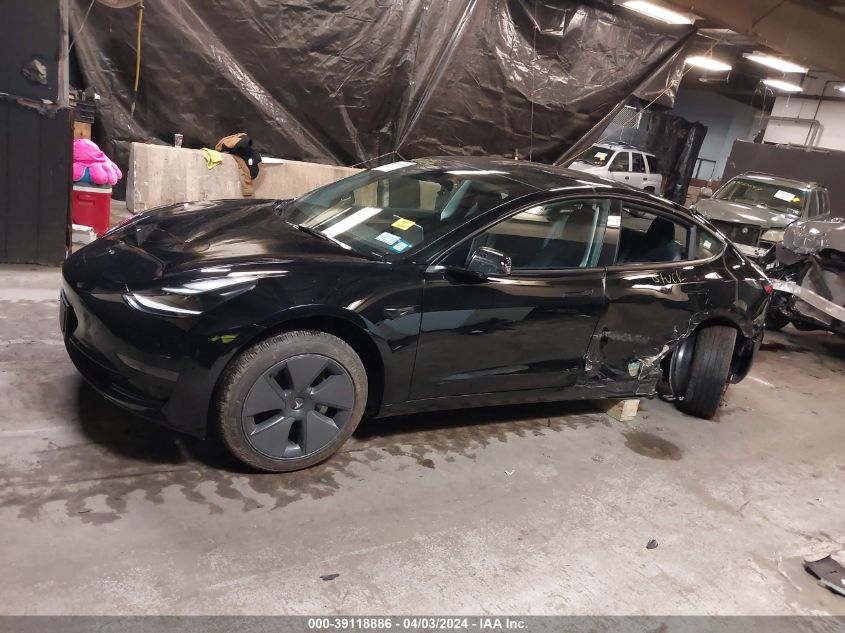 2023 Tesla Model 3 Rear-Wheel Drive VIN: 5YJ3E1EA1PF711546 Lot: 39118886