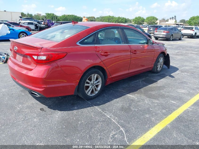 2017 HYUNDAI SONATA SE - 5NPE24AF9HH450500