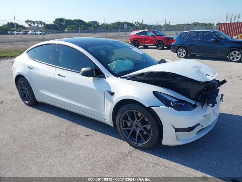 2021 TESLA MODEL 3  (VIN: 5YJ3E1EB0MF869767)
