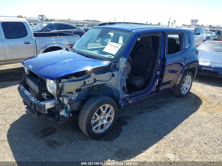 VIN ZACNJBBB6KPK63505 2019 JEEP RENEGADE LATITUDE 4X4