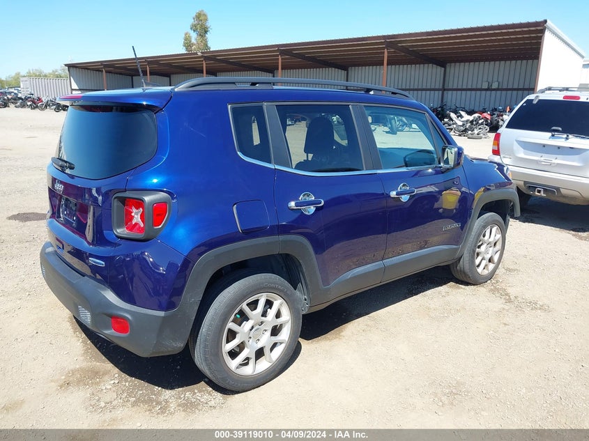 VIN ZACNJBBB6KPK63505 2019 JEEP RENEGADE LATITUDE 4X4