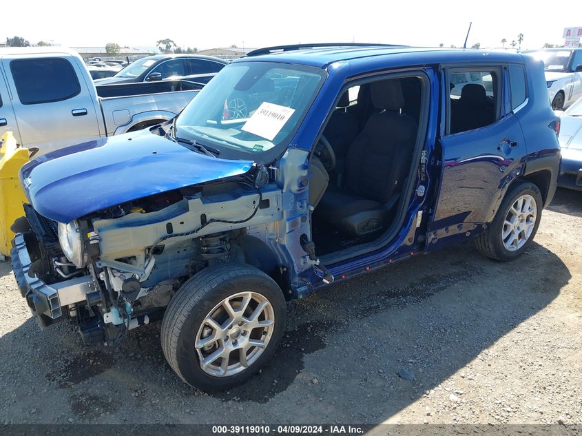 VIN ZACNJBBB6KPK63505 2019 JEEP RENEGADE LATITUDE 4X4