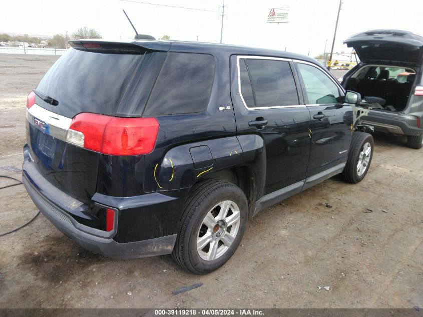 2016 GMC Terrain Sle-1 VIN: 2GKALMEK7G6105704 Lot: 39119218