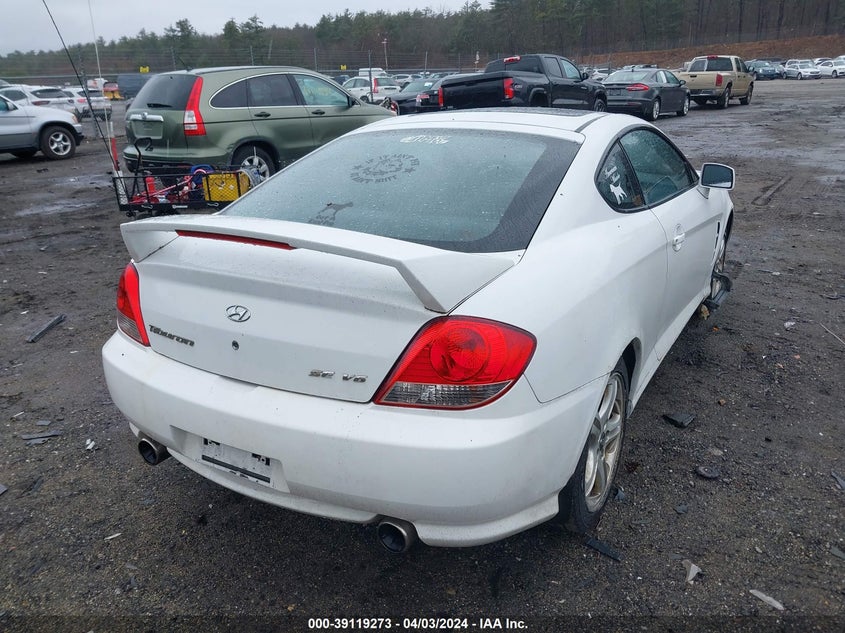 2006 Hyundai Tiburon Gt/Gt Limited/Se VIN: KMHHN65F56U229856 Lot: 39119273