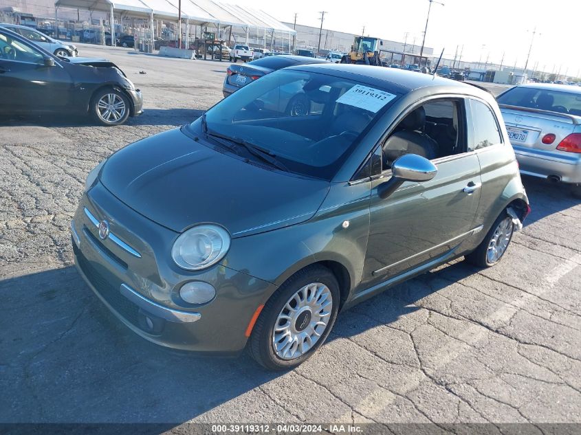 3C3CFFCR0CT117808 2012 Fiat 500 Lounge