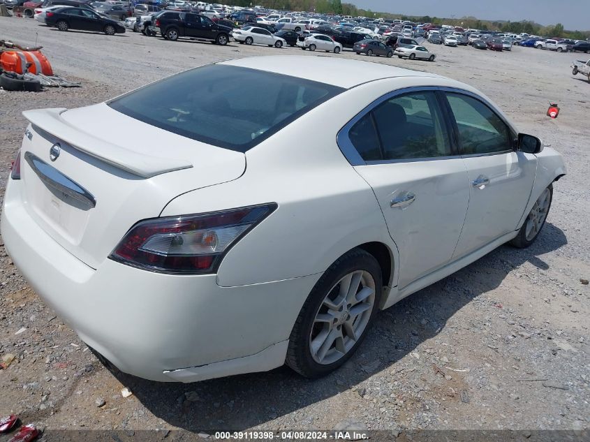 2013 Nissan Maxima 3.5 S VIN: 1N4AA5AP9DC834952 Lot: 39119398