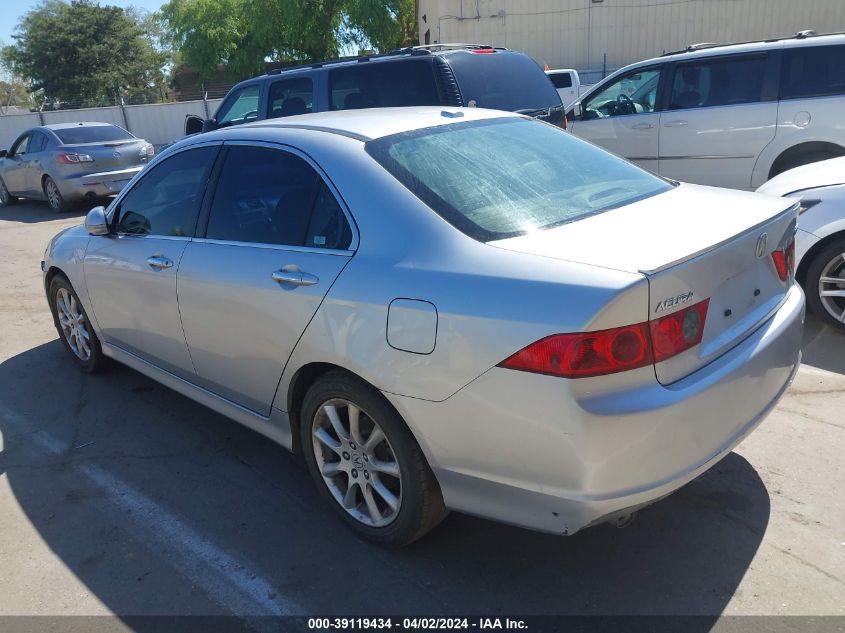 2007 Acura Tsx VIN: JH4CL96847C008826 Lot: 39119434