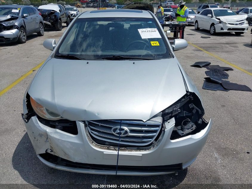 2010 Hyundai Elantra Gls VIN: KMHDU4AD0AU050613 Lot: 39119460