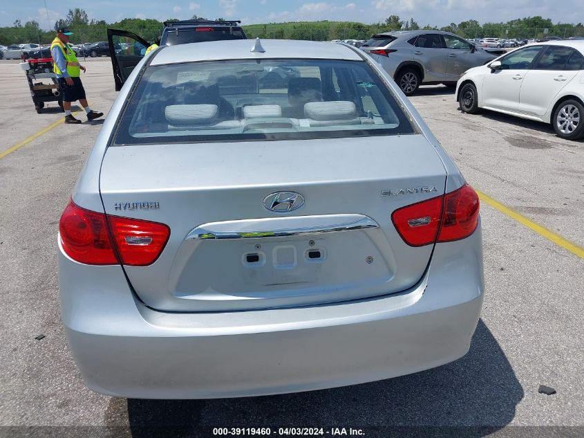 2010 Hyundai Elantra Gls VIN: KMHDU4AD0AU050613 Lot: 39119460