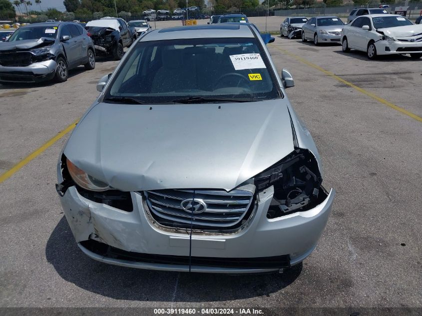 2010 Hyundai Elantra Gls VIN: KMHDU4AD0AU050613 Lot: 39119460