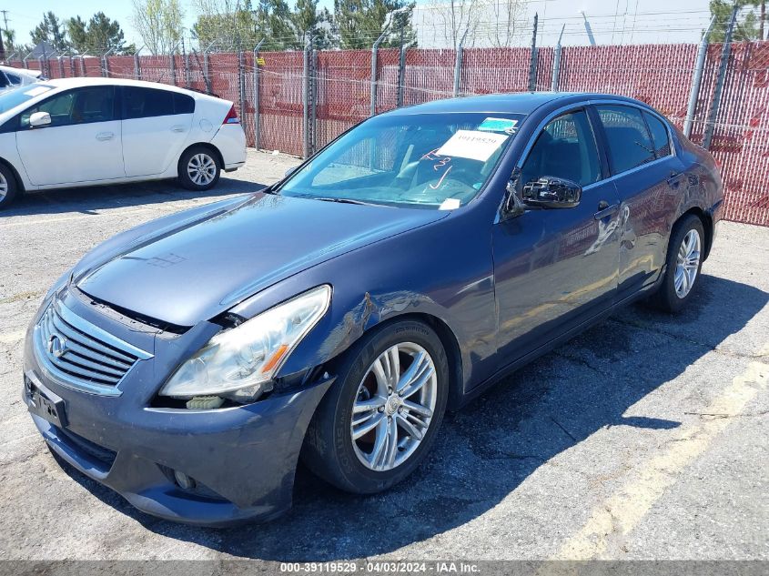 2011 Infiniti G37 Journey VIN: JN1CV6AP9BM504462 Lot: 39119529